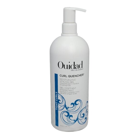 Ouidad Curl Quencher Moisturizing Styling Gel 33.8 oz JUMBO For Tight Curls - Picture 6 of 6